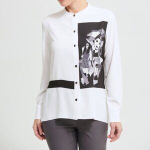 Joseph Ribkoff Printed Georgette Blouse